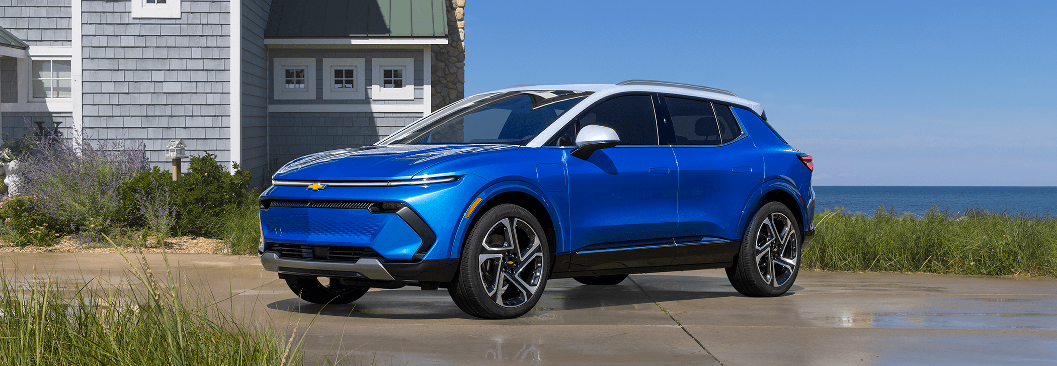 Blue Chevy EV in Lompoc, CA
